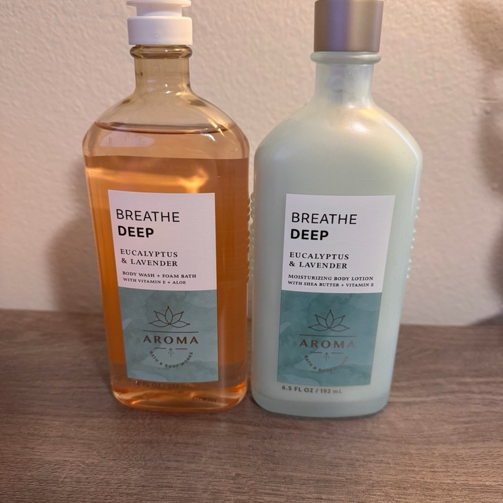 Aromatherapy Breathe Deep Eucalyptus & Lavender Bath Set